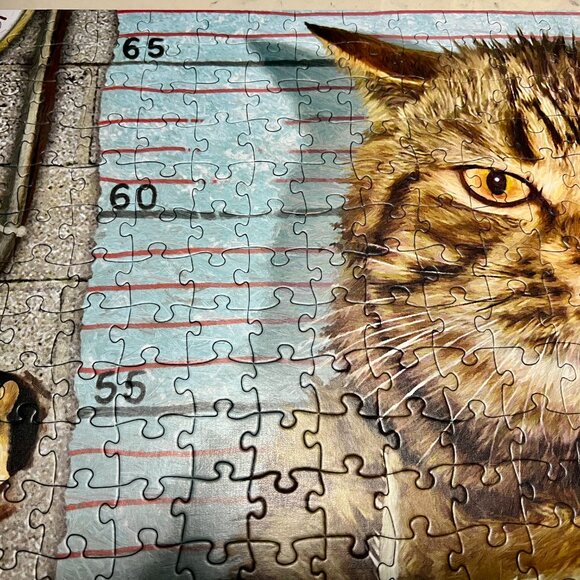 Feline Felon "I EAT PUZZLES" by Paul Normand 500 Pc. - Picture 6 of 12